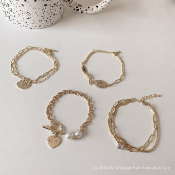 Fashion Simple Personality Lucky Hundred Bracelet Jewelry